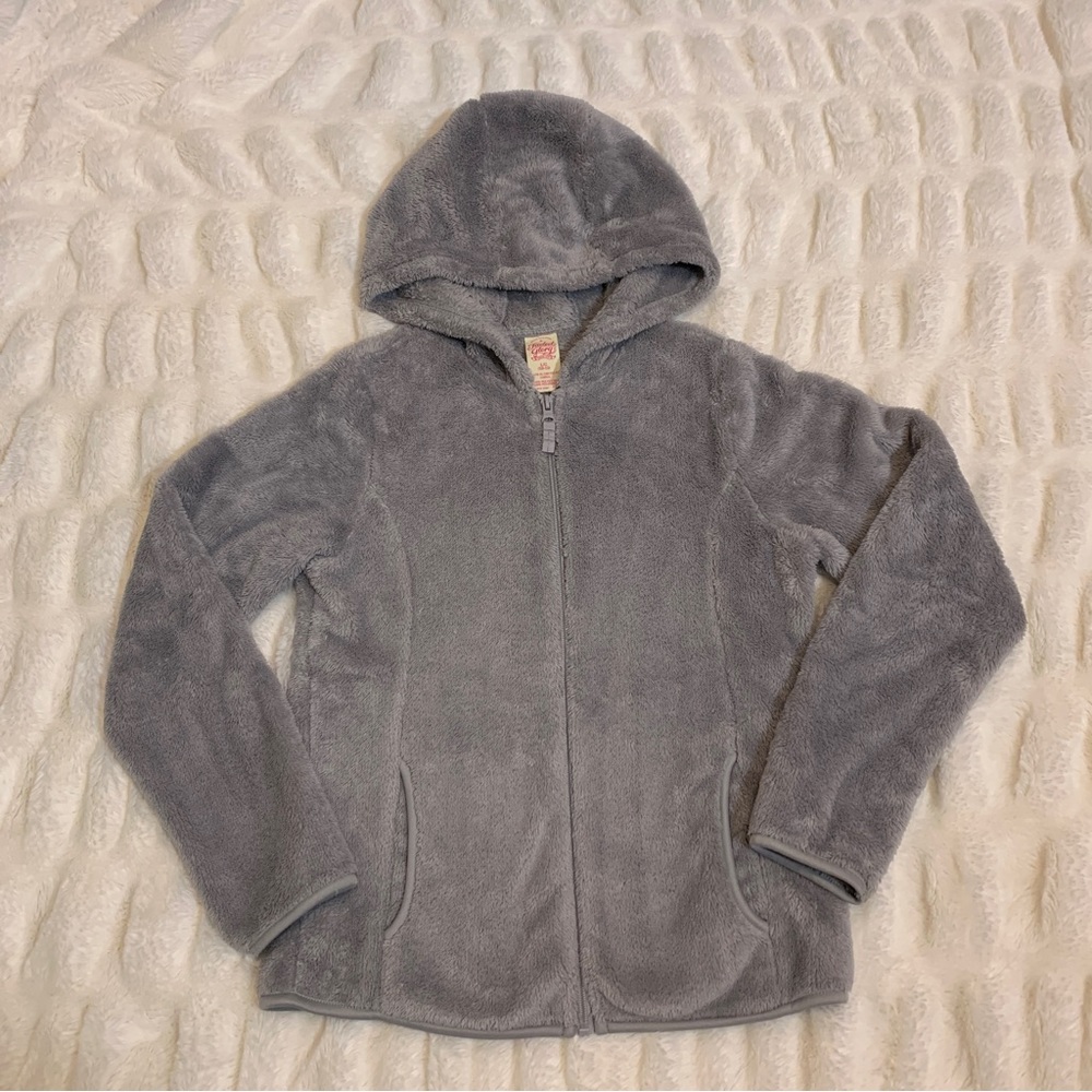 Faded Glory Girls Plush Fleece Hoodie - L (10/12)
